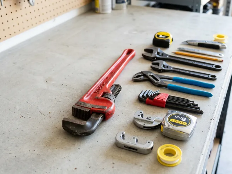Professional plumbers in Woodstown, NJ equipped with top-tier tools for residential and commercial plumbing services.